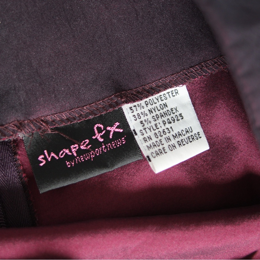 Shape FX Deep Burgundy Apparel